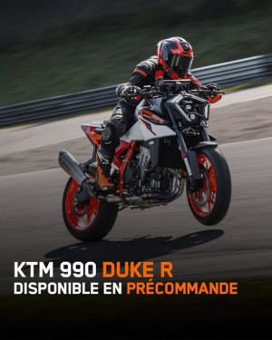 La nouvelle KTM 990 DUKE R est en précommande chez Accel’R Marmande